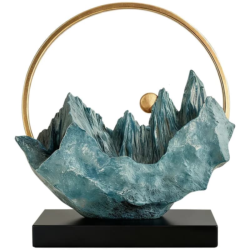 DSA Rizhao Jinshan Resin Ornament Home Living Room TV Cabinet Wine Cabinet Decoration New Store Opens Gift Gifts