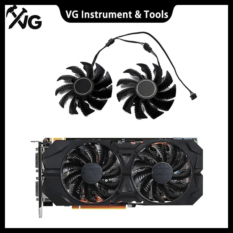 New PLA09215S12H T129215SU GTX960 Cooler Fan For Gigabyte GeForce GTX 960 950 R9 390 380 Graphics Video Card Cooling Fan