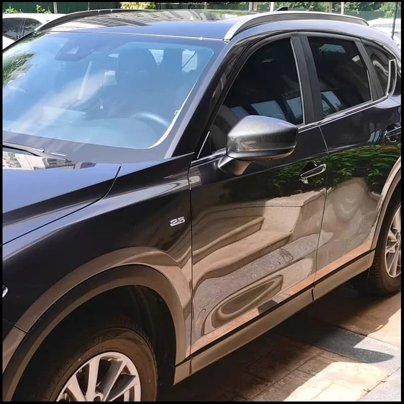 Car Styling For Mazda CX-5 CX5 2017-2022 Rearview Cover Caps Housing Replace Style Decorate Auto Parts Accessories