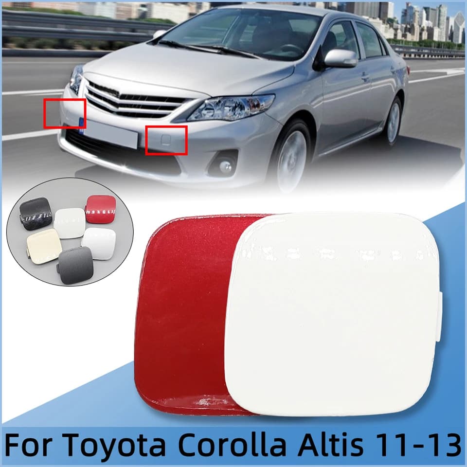 Auto Parts Front Bumper Tow Hook Eye Cover Cap For Toyota Corolla Altis 2011 2012 2013 Towing Hauling Trailer Shell Lid Garnish