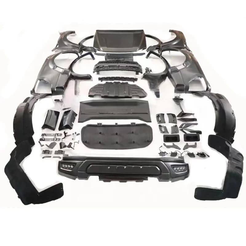 High Quality Facelift Upgrade Body Kit For T6 T7 T8 2012-2020 Convert To 2022 Raptor Pickup Modified Parts