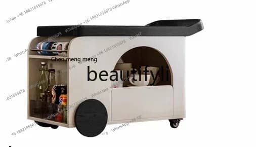 N178 G Italian minimalist and creative side few trolleys,living room, sofa side table, storage with wheels that can be moved and