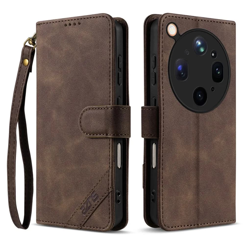For OPPO Find X9 Ultra Phone Case Wallet Shell Protective Card Slot Flip Pu Leather Shockproof Back Cover