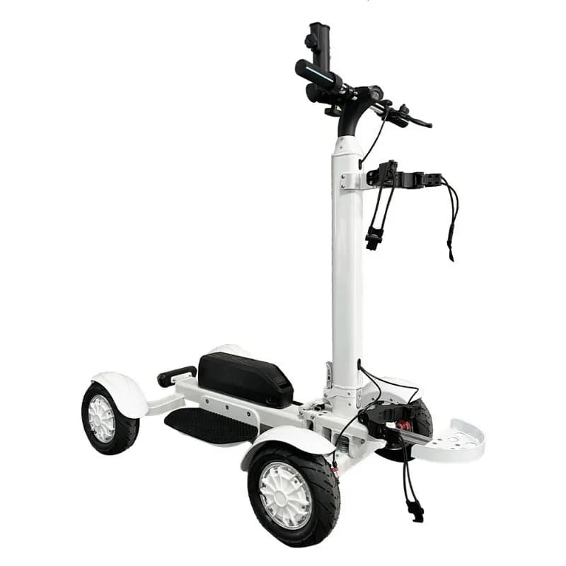 Four-wheel electric golf cart scooter folding removable can play 18 holes