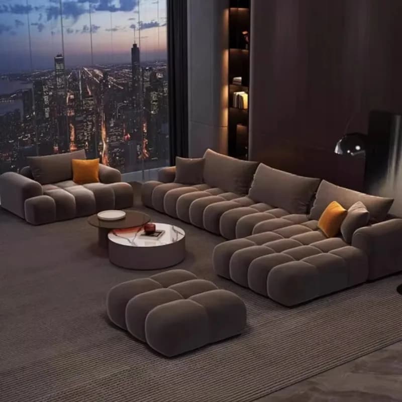Gray Luxury Living Room Sofas Designer Italian Bedroom Modular Living Room Sofas Recliner Modern Couch Wohnzimmer Furniture Home