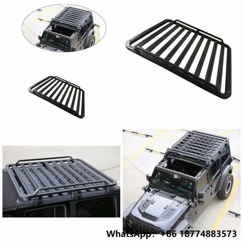 2018+ Accessories Car Offroad 4x4 Auto Aluminum Roof Rack for jeep wrangler  JL  Auto Body Systems