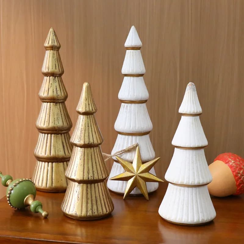 Creative Nordic Christmas Tree Desktop Decorations ChristmasLivingRoom StudyBedroom Home DecorFestive Atmosphere Desk Decoration