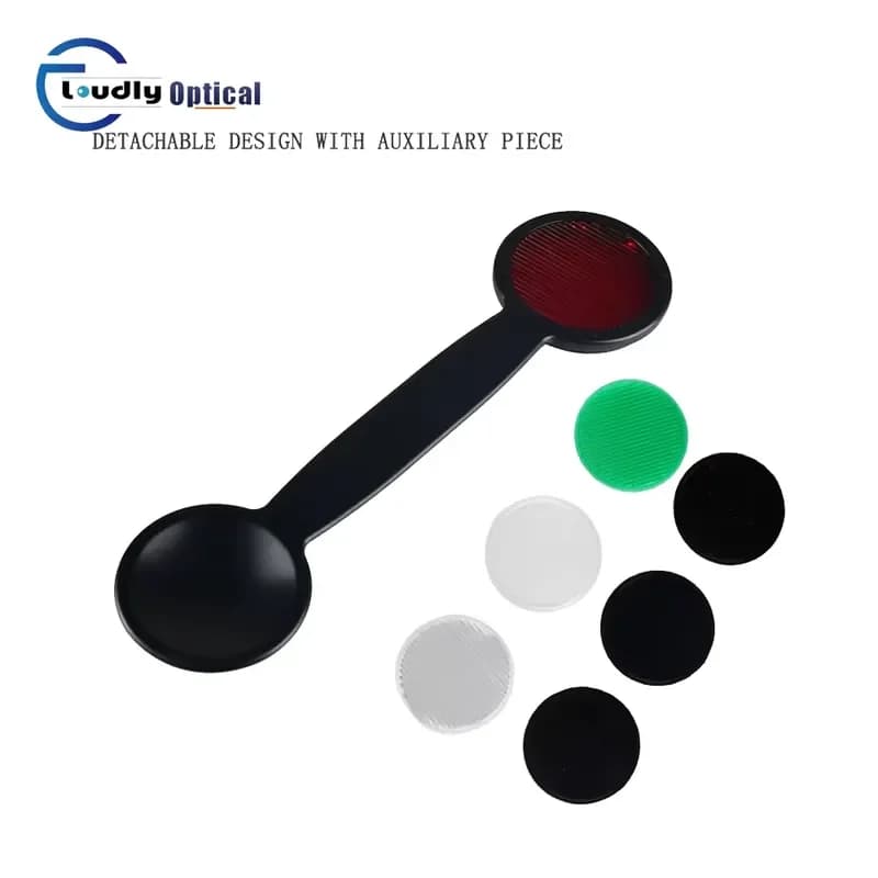 MT-4 Maddox Ophthalmic Equipment Optical Hand Occluder Multifunctional Red Green Filter Eye Covering Spoon Optics Instruments