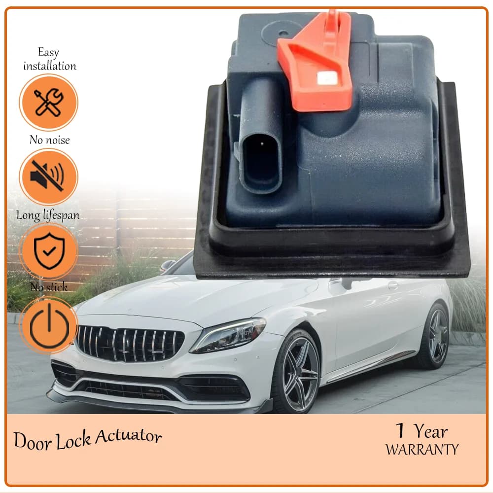 High-Torque Fuel Tank Cap Lock Actuator Compatible With Mercedes-Benz, Uncabled Unreleased Version OEM A0008207703 A0008202303
