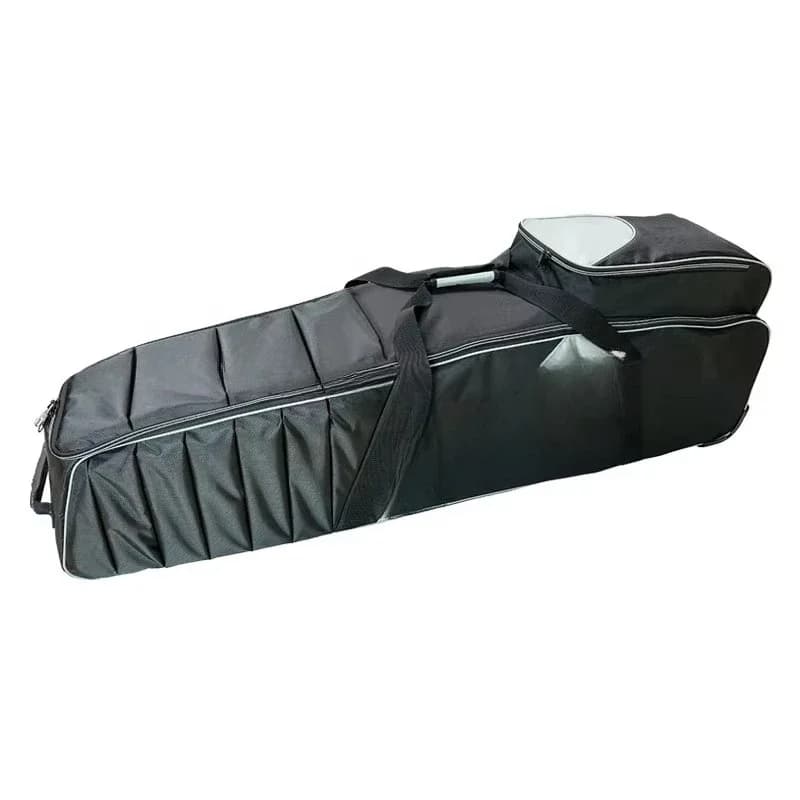 Thickened Sponge Pad Heavy Duty Oxford Black Golf Travel Bag Cover