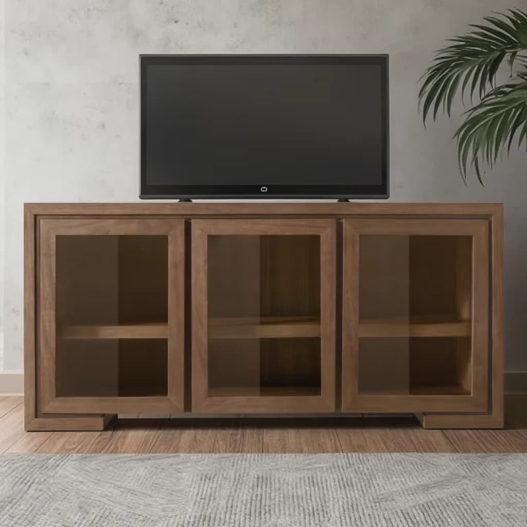 #Living Room Furniture Sets Modern Luxury French Style Solid  3-Door Media Console