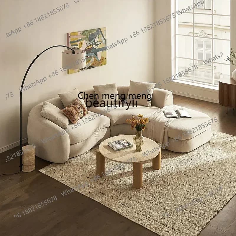 ss8350 Marble, solid wood coffee table round living room