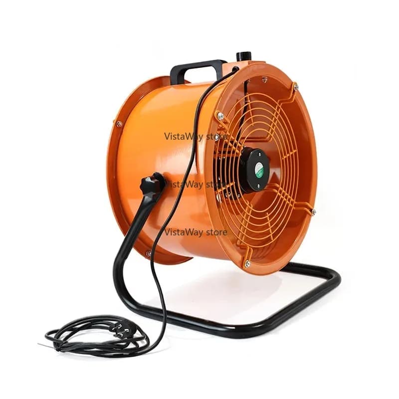 large air volume portable floor fan 10 inch 12 inch construction site platform fan, industrial floor fan