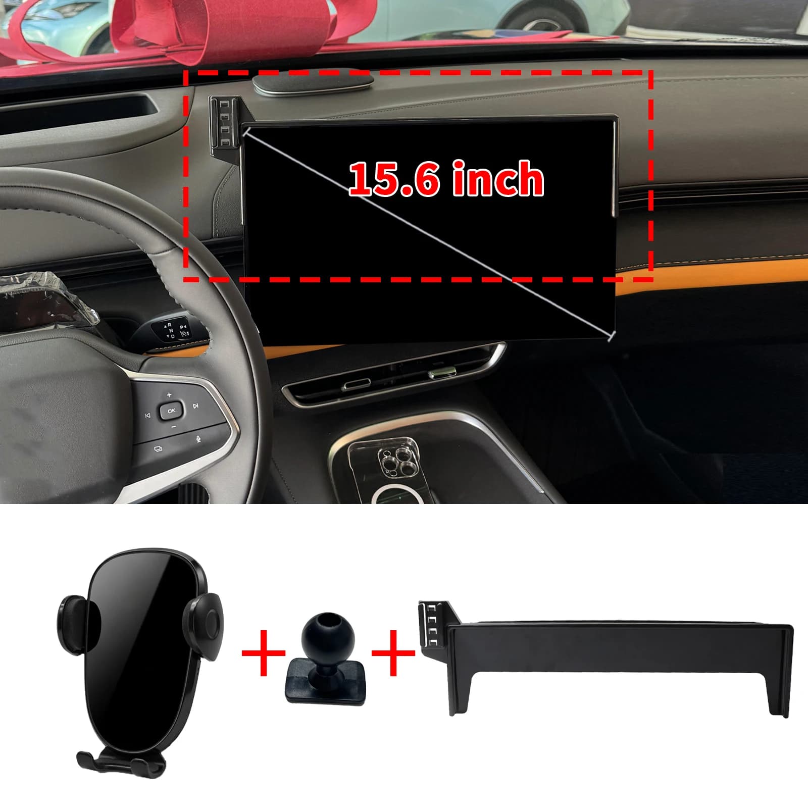 for Deepal L07 2024 2025 2026 2027 15.6inch LHD Mobile Phone Bracket, Dashboard Mount Simple Installation Car Accessories