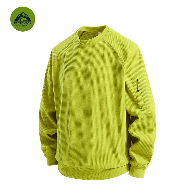 FACTCHECK High Quality EU US Size Unisex Crew Neck Long Sleeve Sweatshirt, Moisture-wicking Quick-dry Antibacterial Outdoor Top