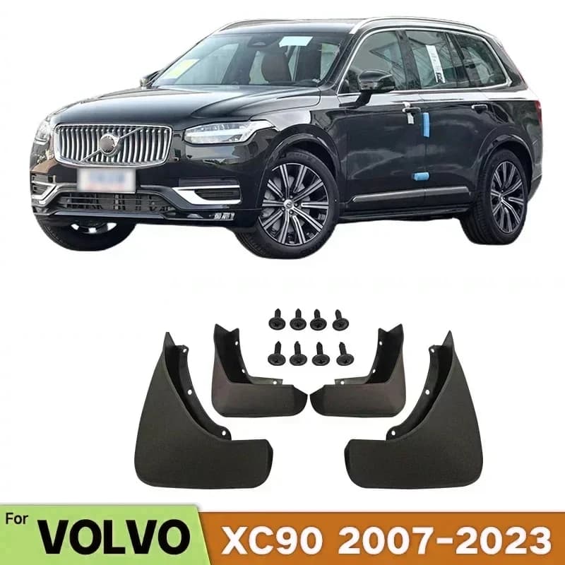 MudFlaps 4Pcs For VOLVO XC90 2007-2024 2023 2022 2021 Mudguards Mud Flaps Splash Guards Front Rear Wheels Fender Car Accessories
