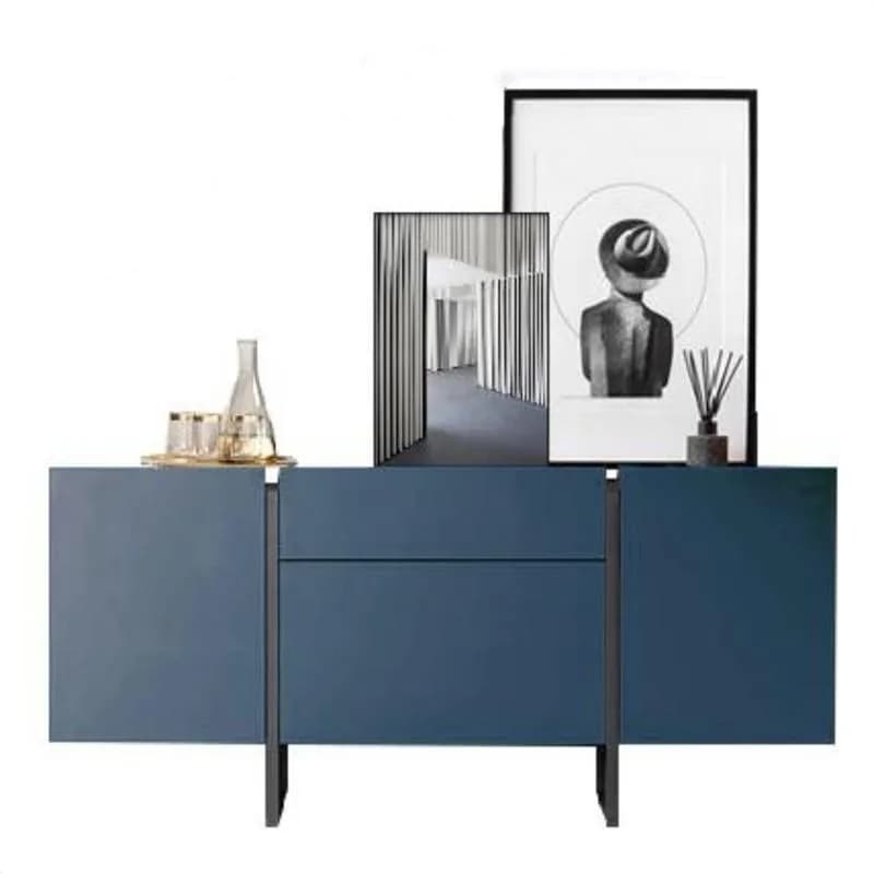 Italian minimalist paint dining side cabinet, entrance entrance cabinet, modern simplicity