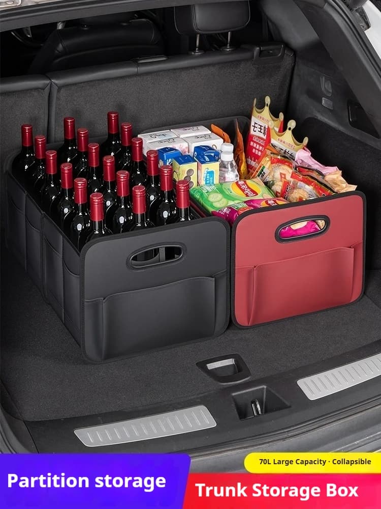 Car Trunk Storage Box Large Capacity Storage Bag Leather For Lexus FSPORT LBX NX RX 350h 450h ES UX 300e GS GX IS LS LX CT LC RC