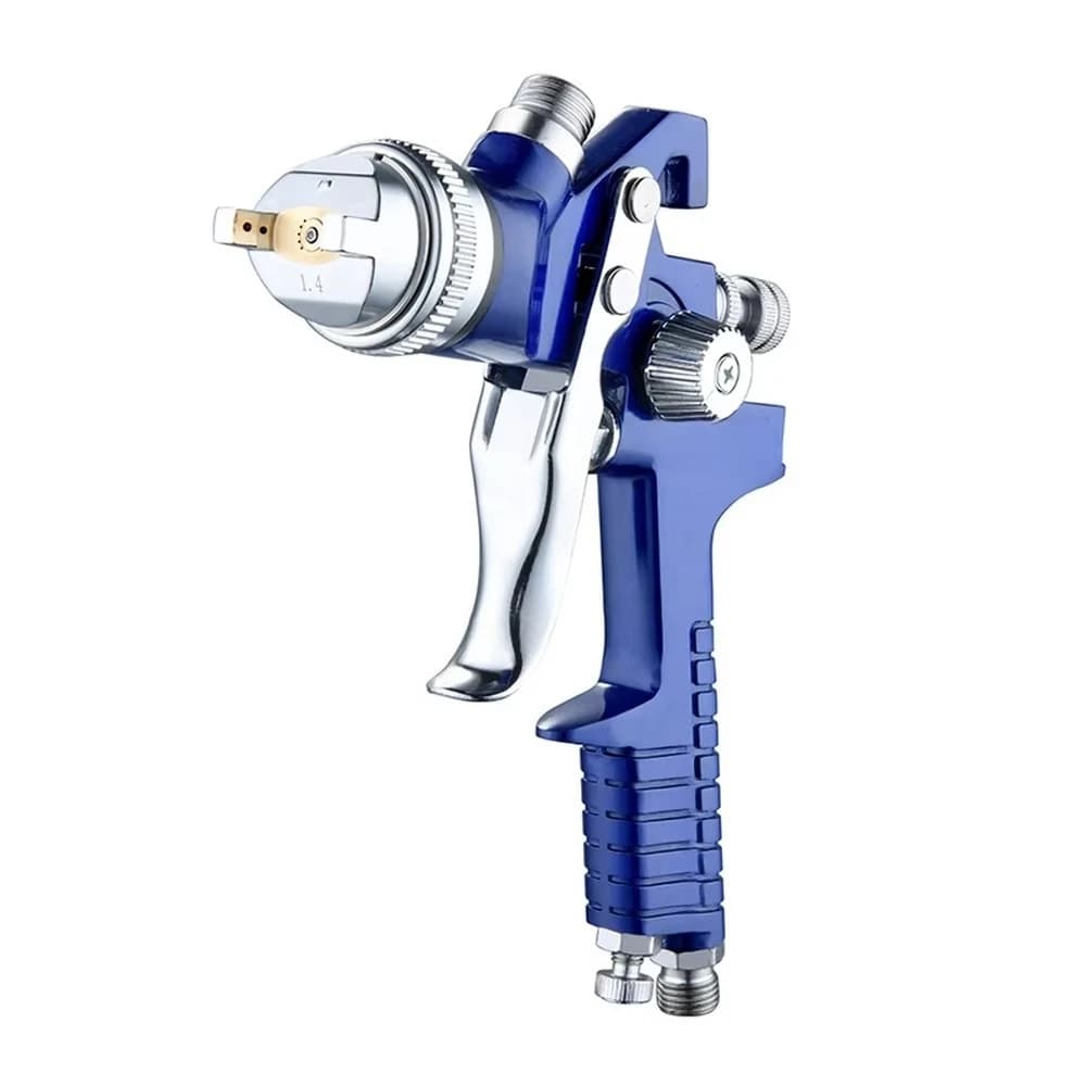 Pneumatic mini high atomization environmentally friendly paint gun 600ml capacity, automatic 1.4/1 mm 1000-3000psi adjustable