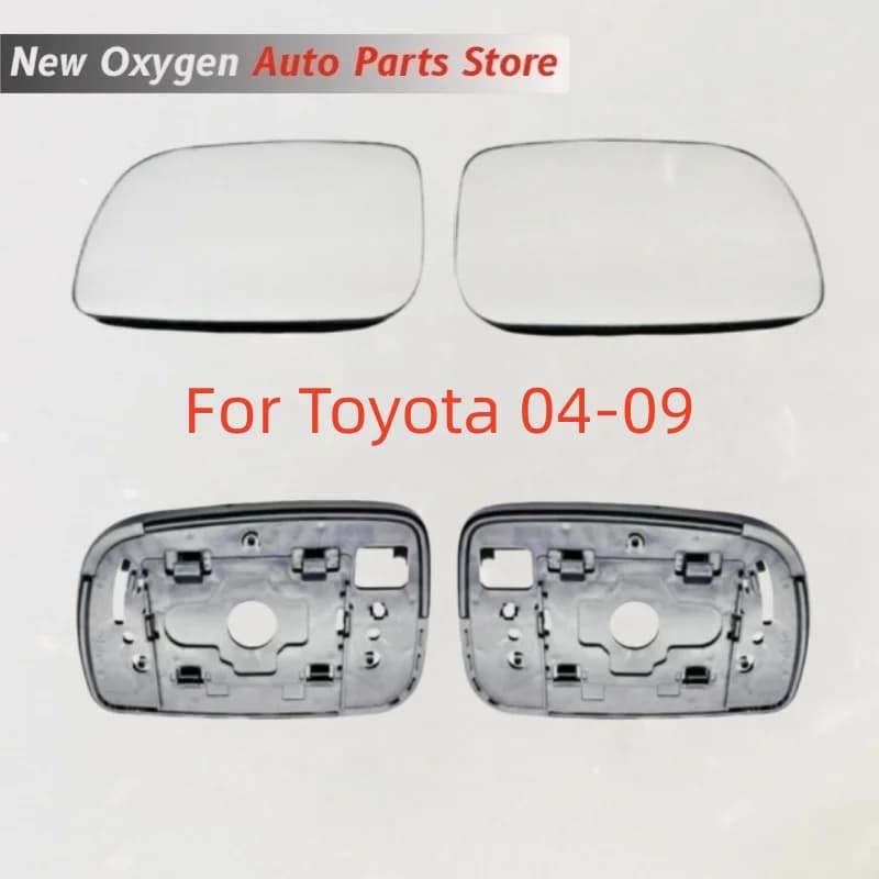 For Toyota 04-09 Prius Rearview Mirror, Side Mirror Lens, Anti-Reflective Mirror Glass, Heating Function