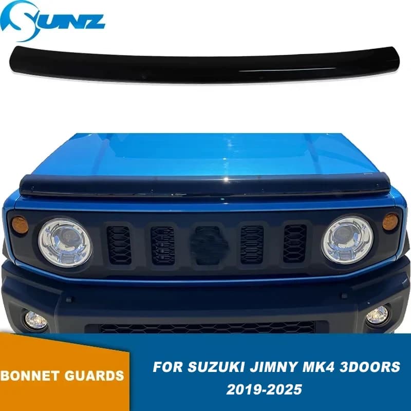 Bonnet Guard For Suzuki Jimny MK4 JB64W-JB74W 2019 2020 2021 2022 2023 2024 2025 3 Door Car Bug Shield  Hood Deflector Protector