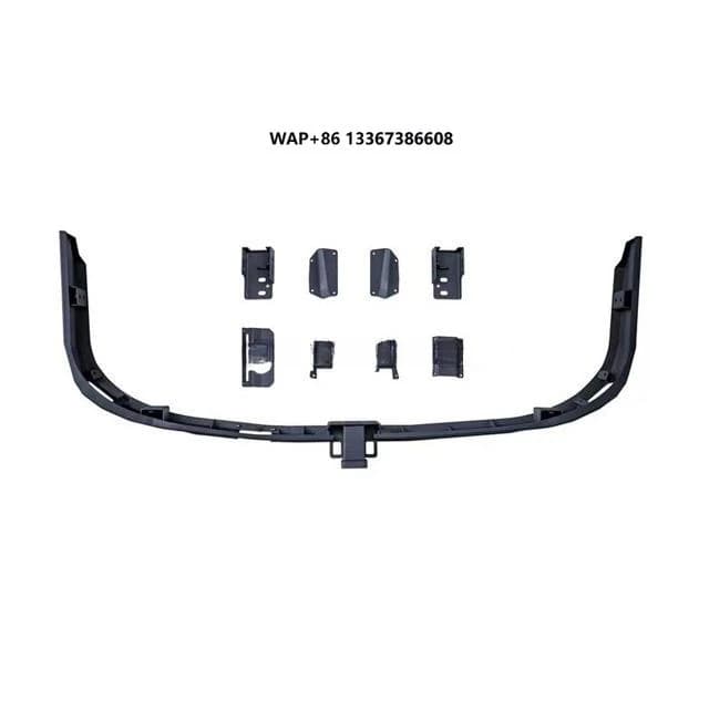 Car Upgrade Modification Accessories High Quality Carbon Steel Dark Rear Bumper