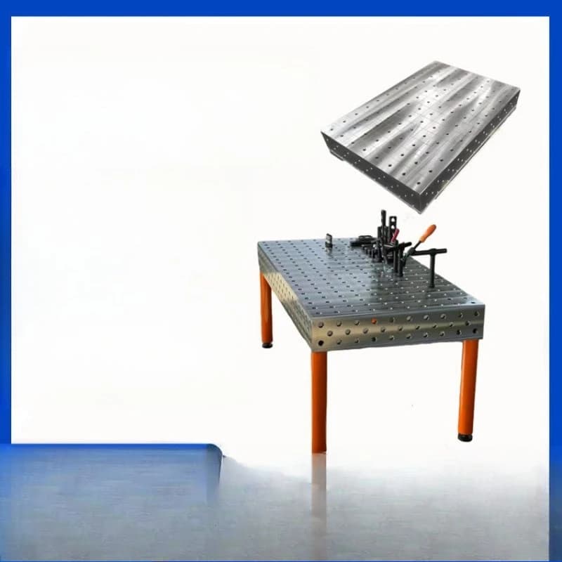 Flexible welding platform Cast iron porous positioning table Quick positioning Locking pin Tooling fixture
