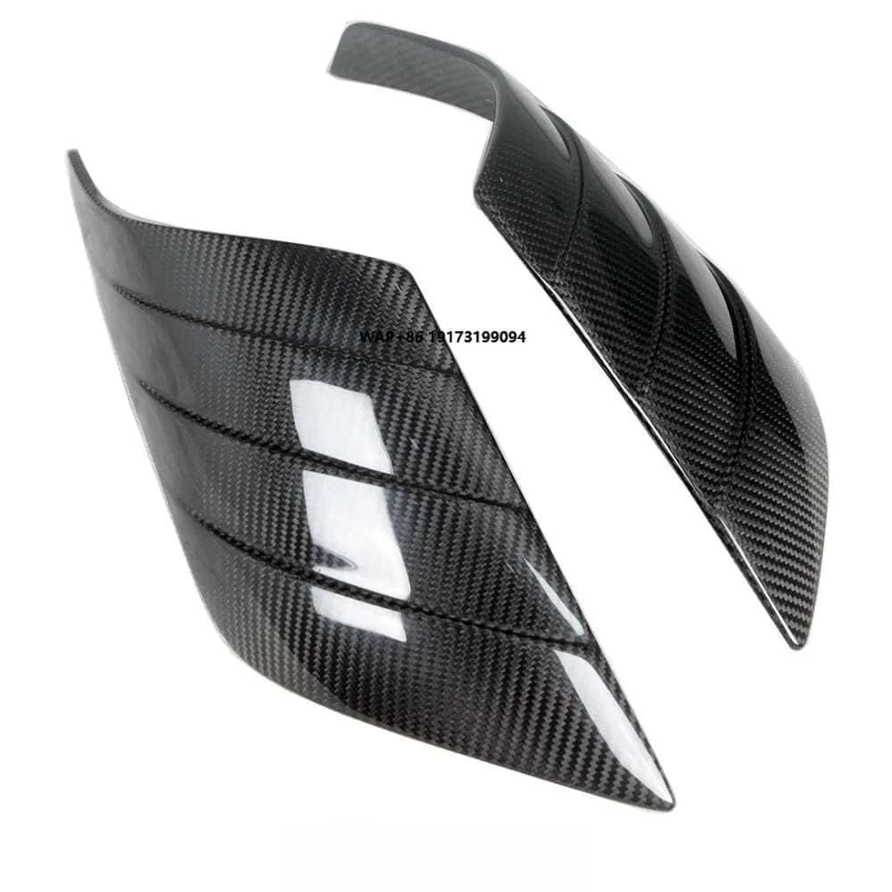 Glossy Carbon Fiber Front Fender Trims for MC20