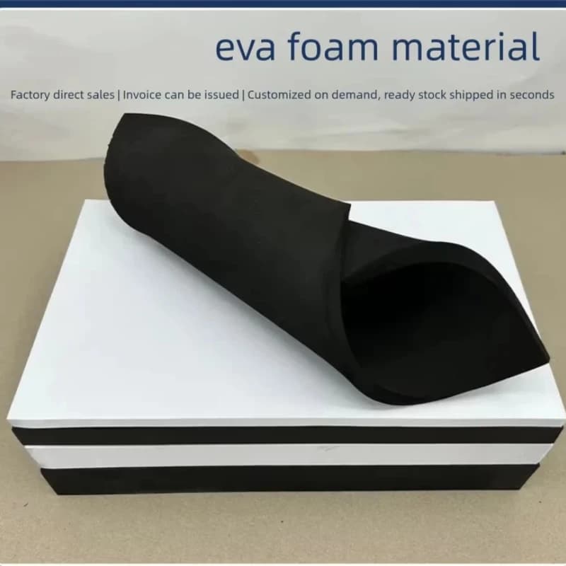 Various Hardness EVA Foam Sheet Soft Hard EVA Rubber Board Shock Absorption Noise Reduction Foam DIY Model Making Material