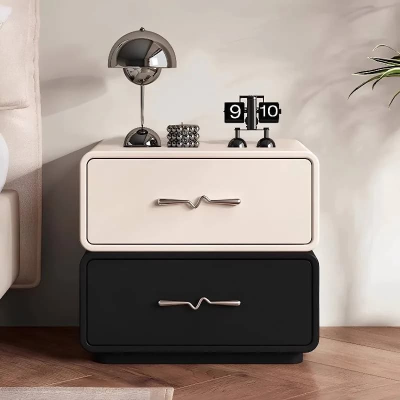 Black Princess Nightstands Designer Living Room Nightstands Round Storage Szafka Mesitas De Noche Dormitorio Korean Furniturets