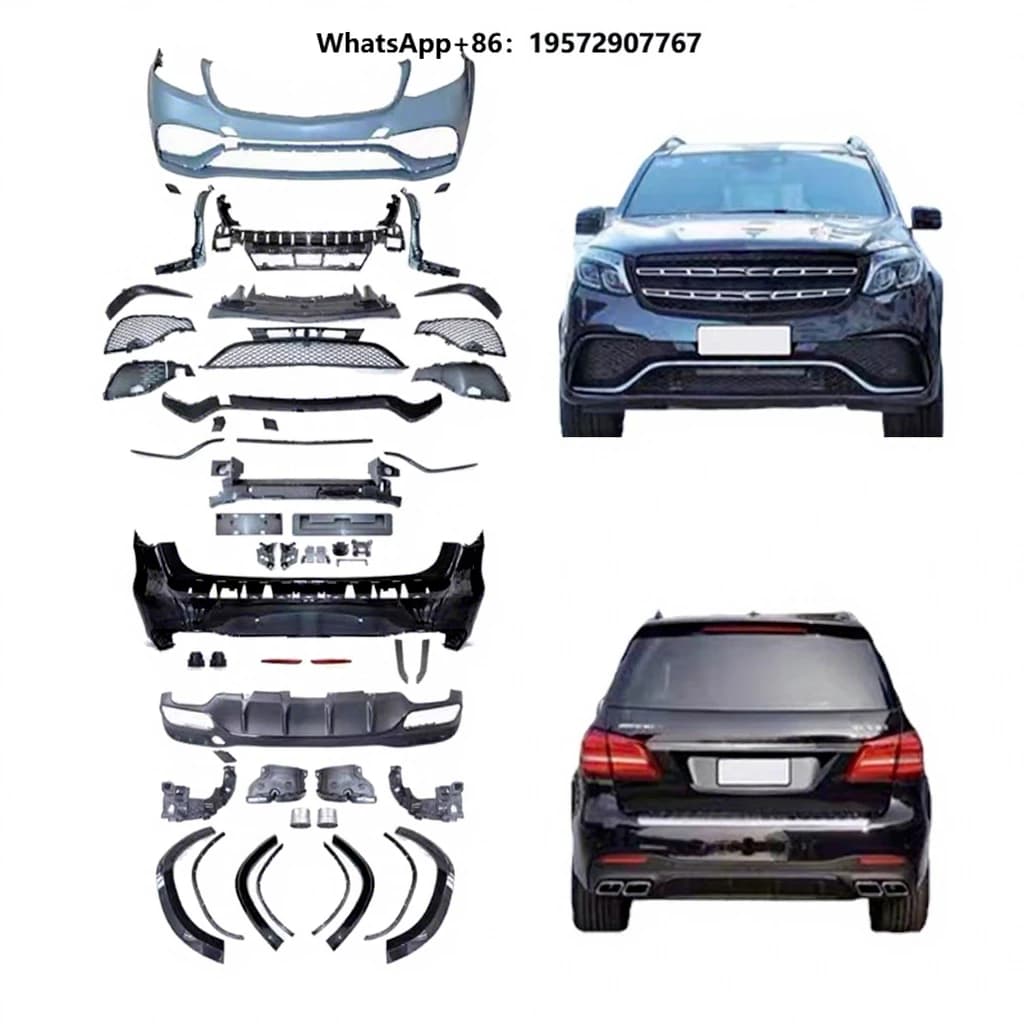 Auto Accessories Car Bumper W166 Facelift Bodykit for  Upgrade to GLS63 Body Kit 2016-2019