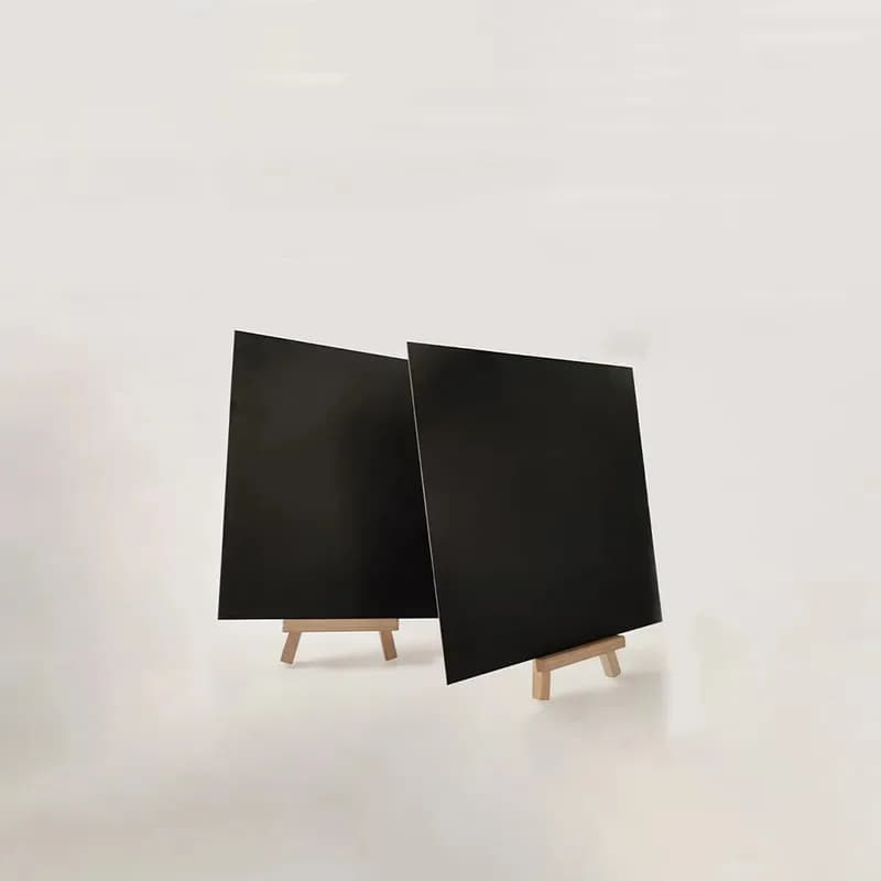 Anodized Black Sandblasted Aluminum Sheet 5052 Alloy 0.8-2mm Thick 100x100-300x300mm