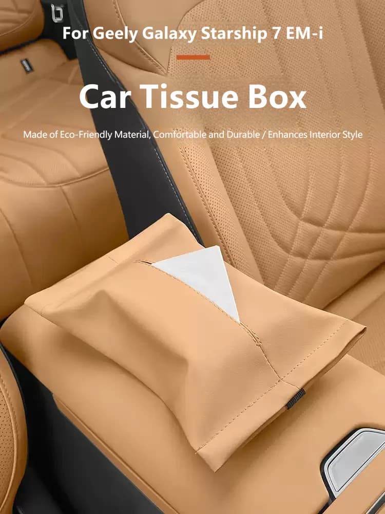 For Geely Galaxy Starship 7 EM-i Geely EX5 EM-i 2025 2026 Car Sunshade & Seat Strap Tissue Box, Auto Accessories