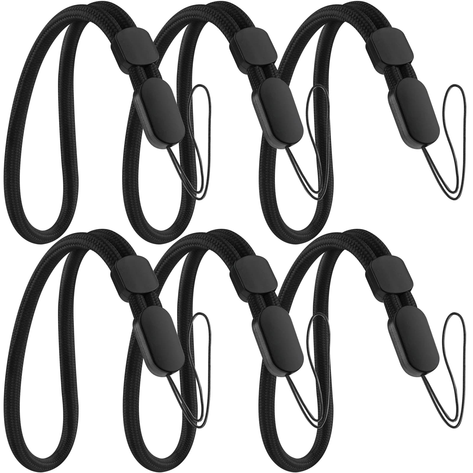 6Pcs Lot Hand Wrist Strap Lanyard Nylon Wristlet Straps For Cell Phone Case Holder Camera Key GoPro Wrist Band Lanyard String