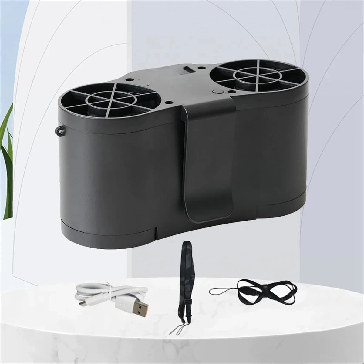 NEW Portables Waists Fans Emergencys Mobiles Powers 20000mAh Electrics Fan Coolers Airflows for Jobsites/Farms/Travelings/