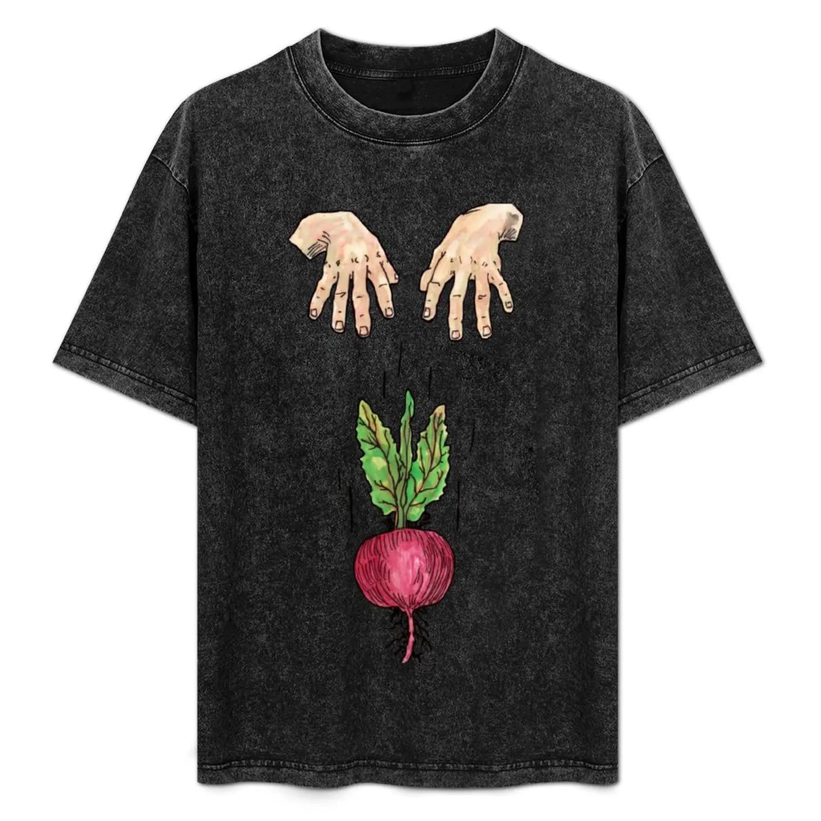 dropping beets T-Shirt Basic Simple Design Short Sleeve Shirt
