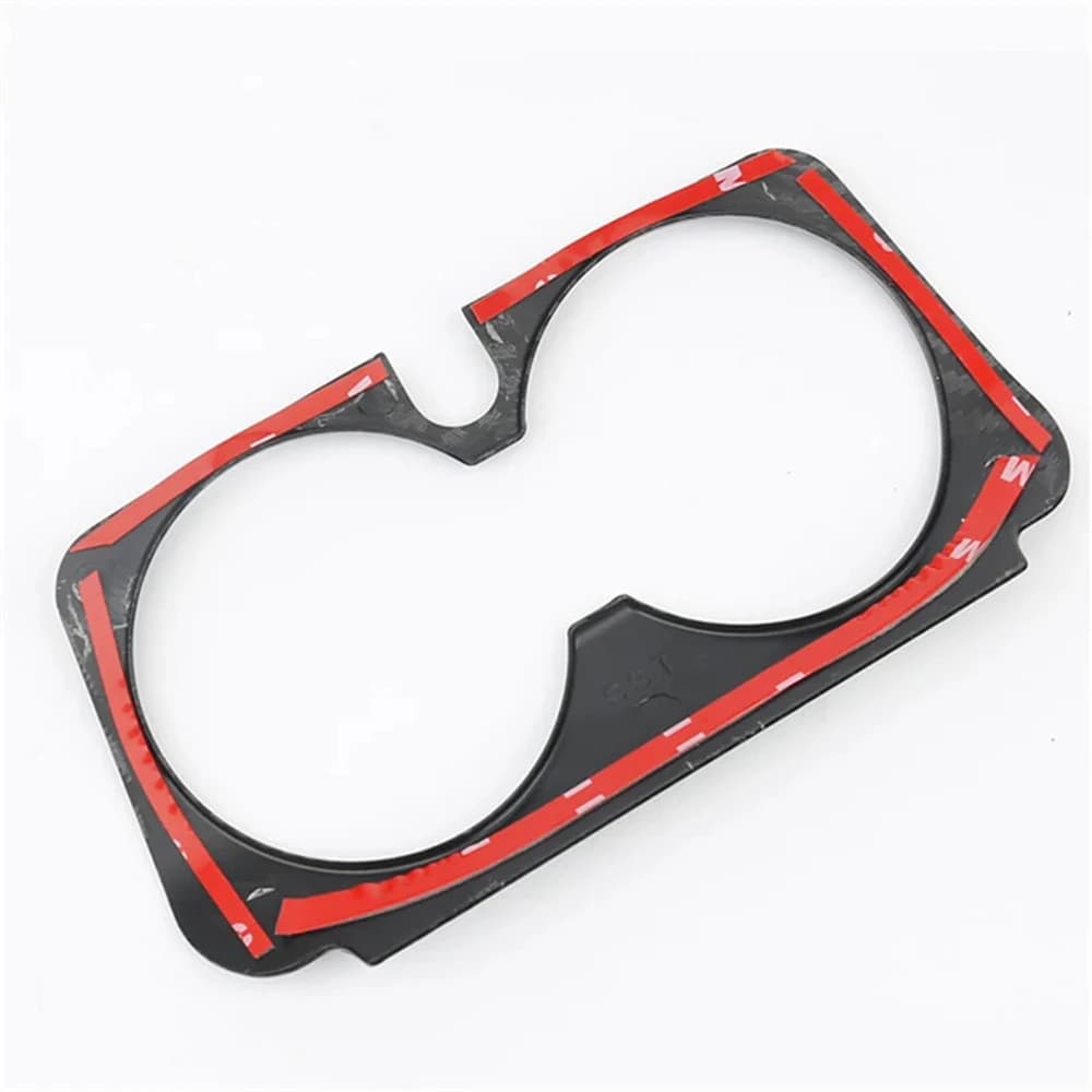 For Mercedes Benz C E GLC Class W205 W213 X253 Car ABS Carbon Fiber Texture Gear Shift Panel Water Cup Holder Frame Trim Cover