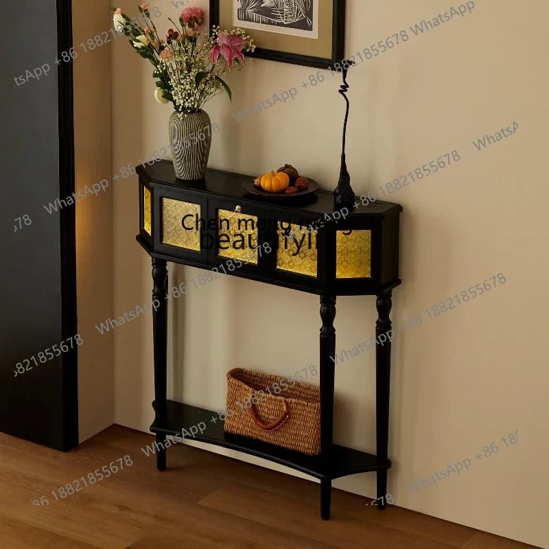E153 French oriental medieval entrance cabinet decoration atmosphere lighting retro case