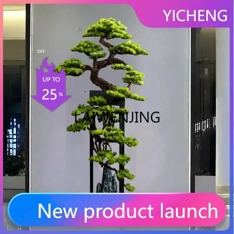 LYY  simulated welcome pine living room office ornament fake tree opening gift