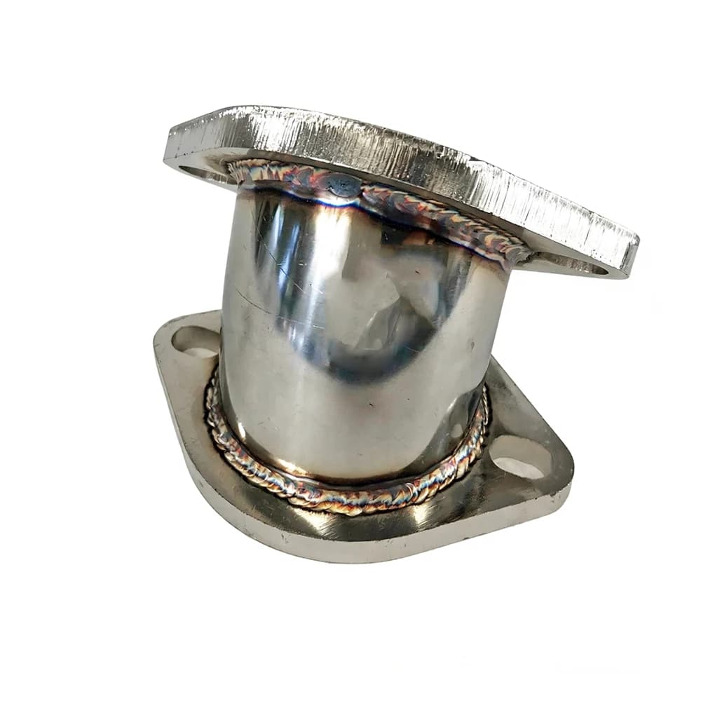 3" to 3" 2-Bolt Flange 45 Degree Elbow Adapter