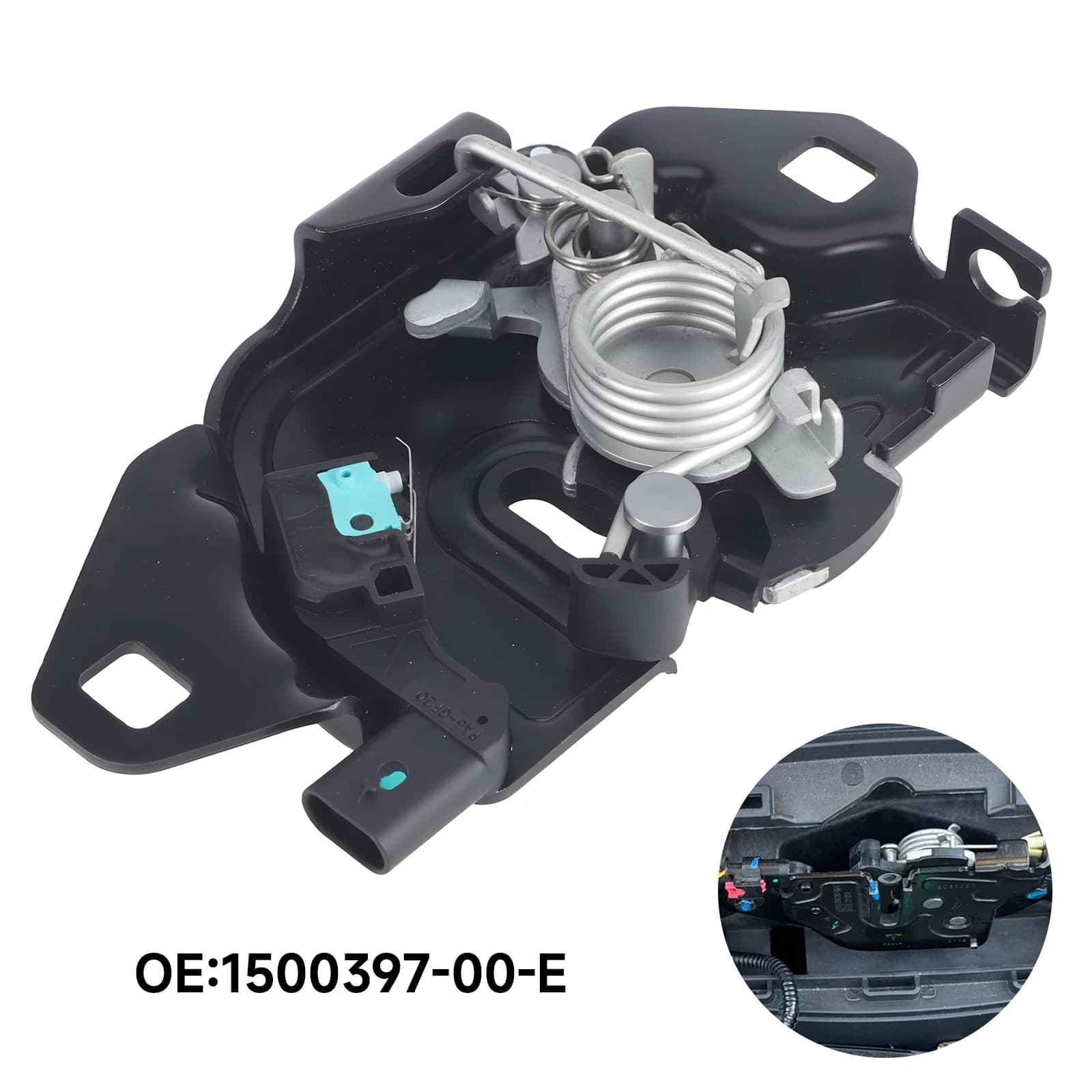 Latch Release Actuator 1500397-00-E For Tesla Model 3 Y 2021 2022 2023 2024 Front Hood Latch Assembly Lock Release 1500397-00-F