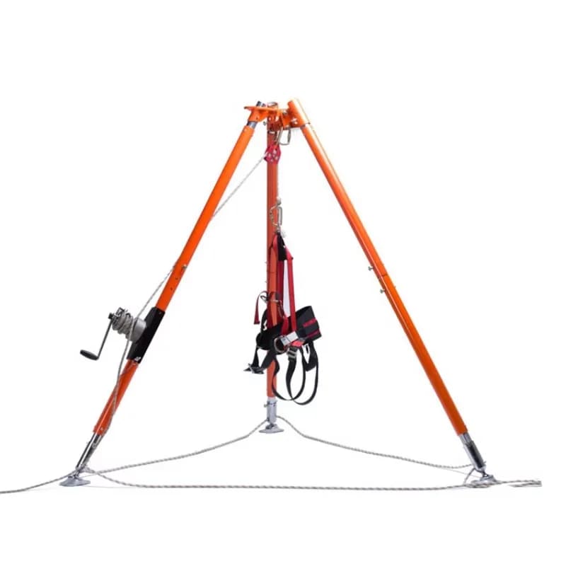 High Quality Adjustable Rescue Tripod for Heavy Lifting Fire Fighting & Lifesaving Equipment Building Firefighting Accessories