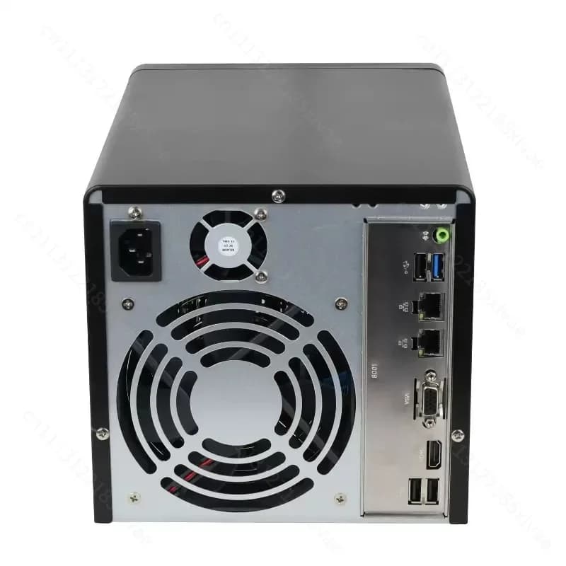4‑Bay Hot‑Swappable Mini ITX NAS Chassis DIY IPFS Storage Server Case for Home Office With Small 1U Power Supply