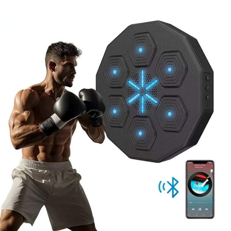 Family Fitness Music Boxing Target Adult Sports Stress Reduction Lighting Smart Music Boxing Trainer