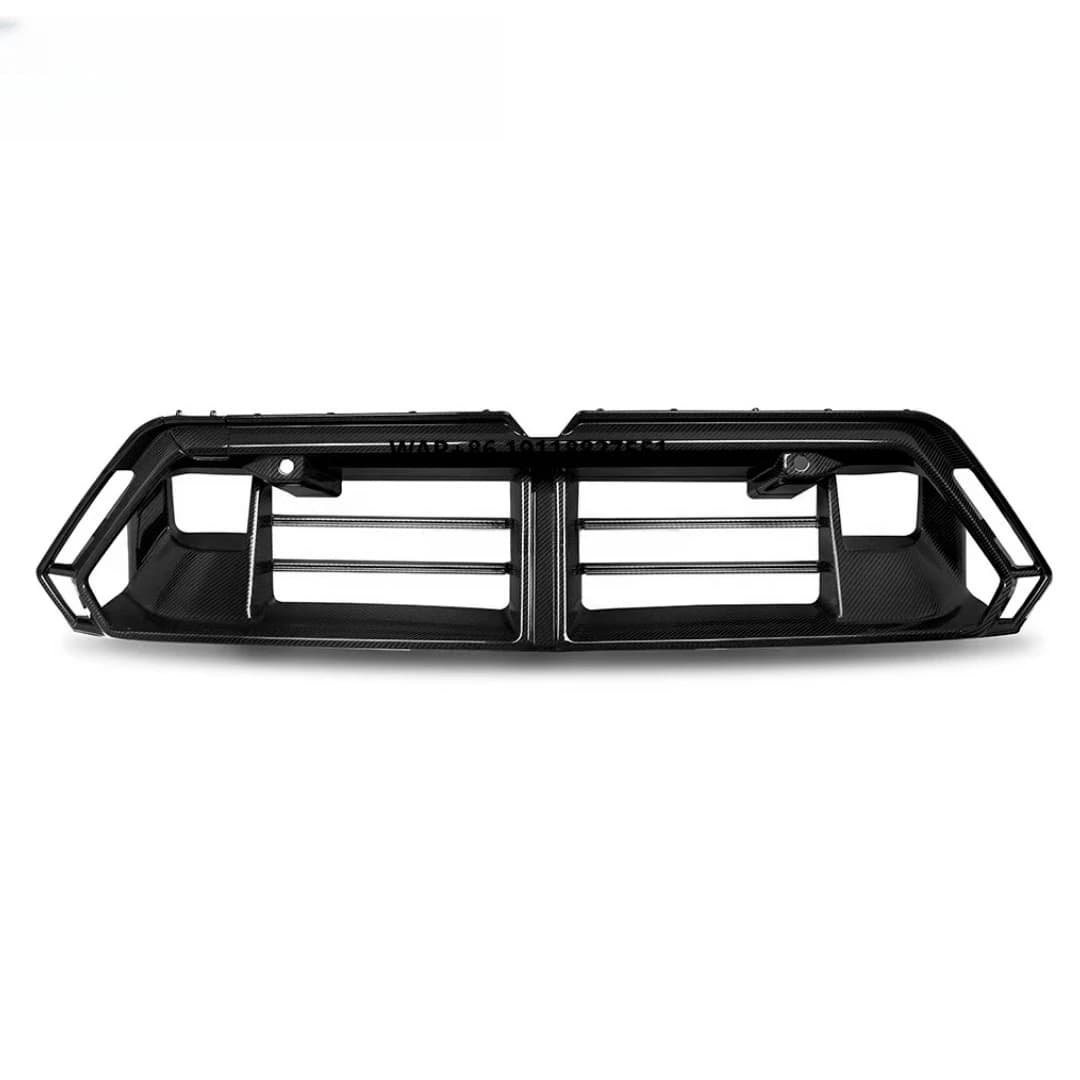 High Quality SQ Style Dry Carbon Fiber Front Grille for M5 G90 G99 Car Accessories Front Bumper Grill