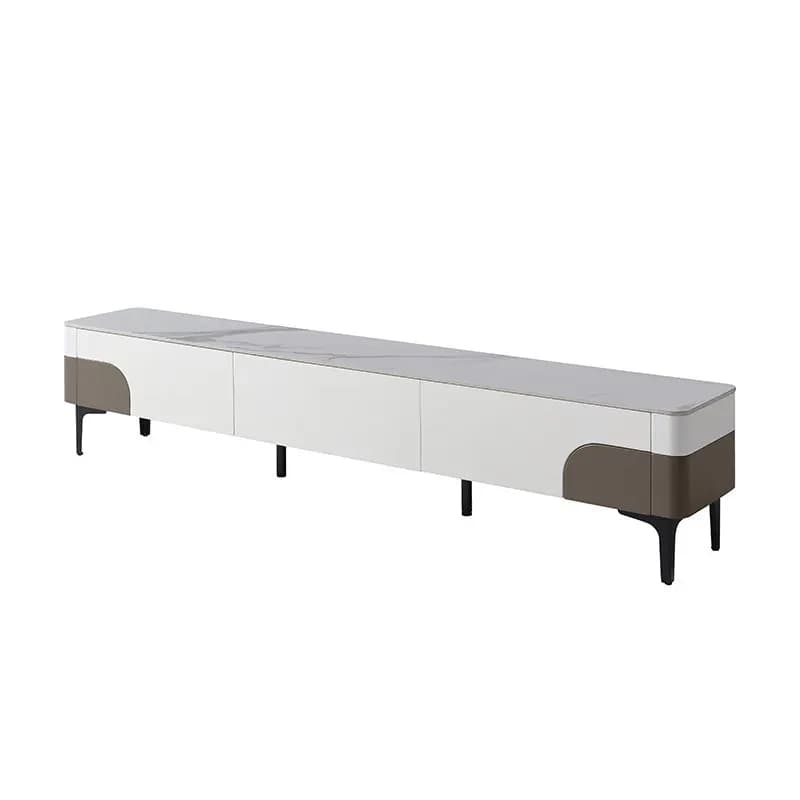 Yjq  minimalist rock slab color matching coffee table TV cabinet combination modern minimalist living room home floor cabinet