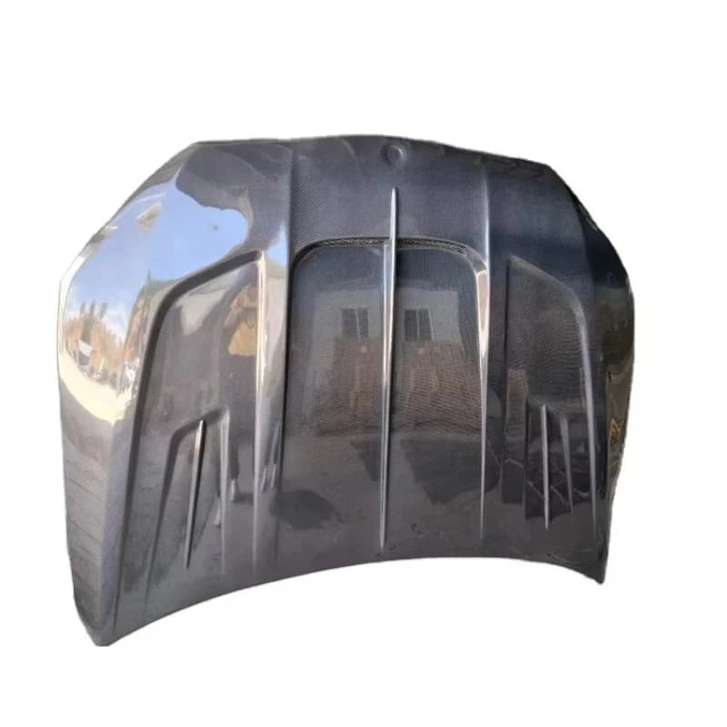 Car hood modified LD style carbon fiber front and rear lip spoiler hood