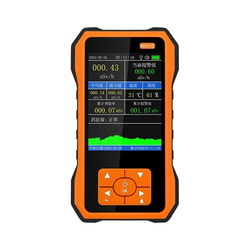 Modern Household Geiger Counter ABS Nuclear Detector Radioactive Dose Radiation Measurement Instrument X Beta Gamma Ray