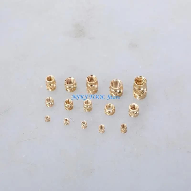 L8RC Complete Set of 335/360 Brass Threaded Inserts for Multipurpose Use In Plastics