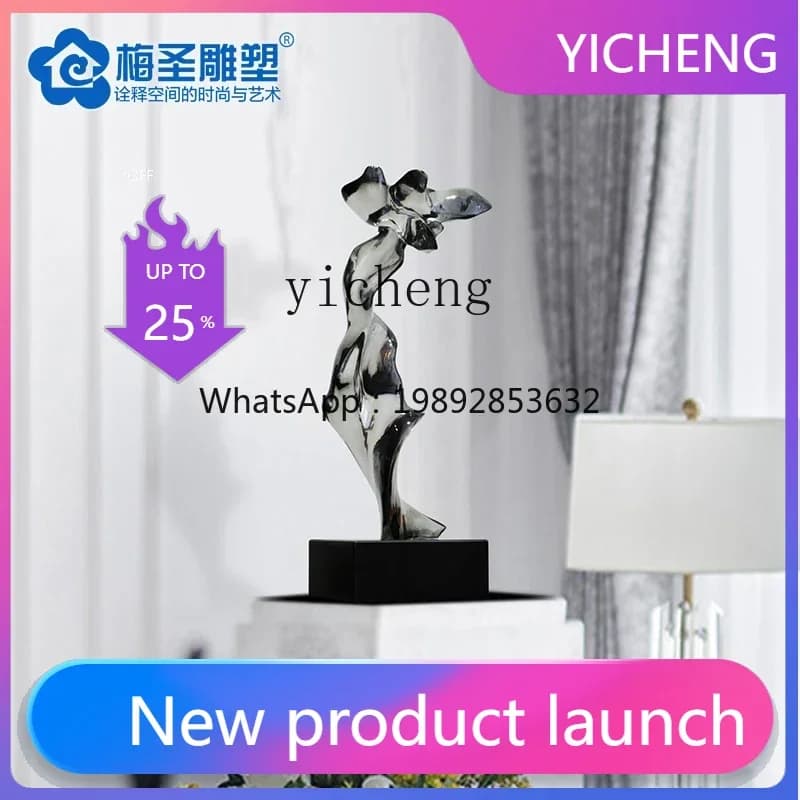 LYY   Modern Creative Transparent Resin Ornament Porch Tabletop Glazed Sculpture Crafts
